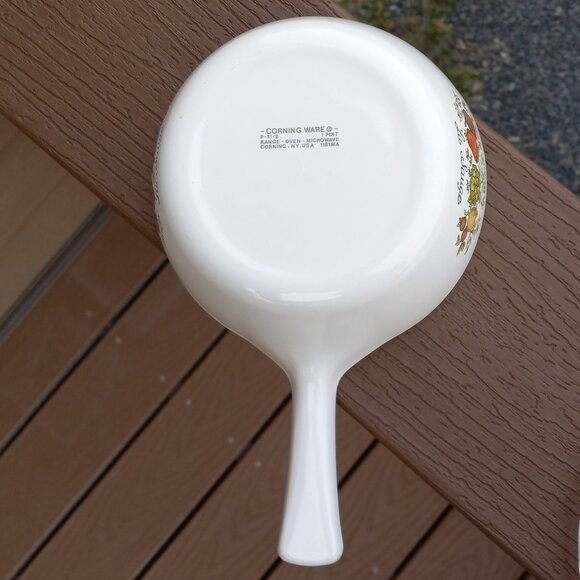 Vintage Corning Ware Spice of Life La Sauge 1 Pint Sauce Pan with Lid P-81-B - Picture 7 of 16
